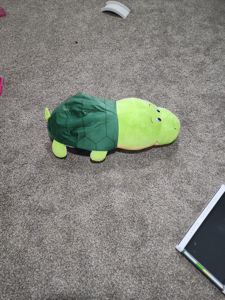 Giant Flippable Stuffed Turtle/Tiger
