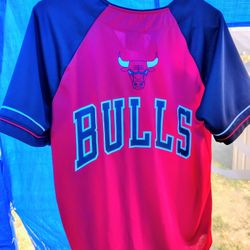 Bulls Button Up Jersey