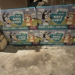 4 Boxes Of Pull Up Bluey 85 For All 4