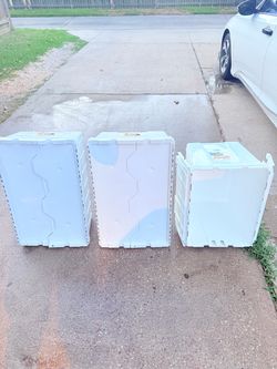 Set of 3 heavy duty Storage Crates