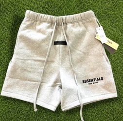 Essentials shorts light gray size small ‼️
