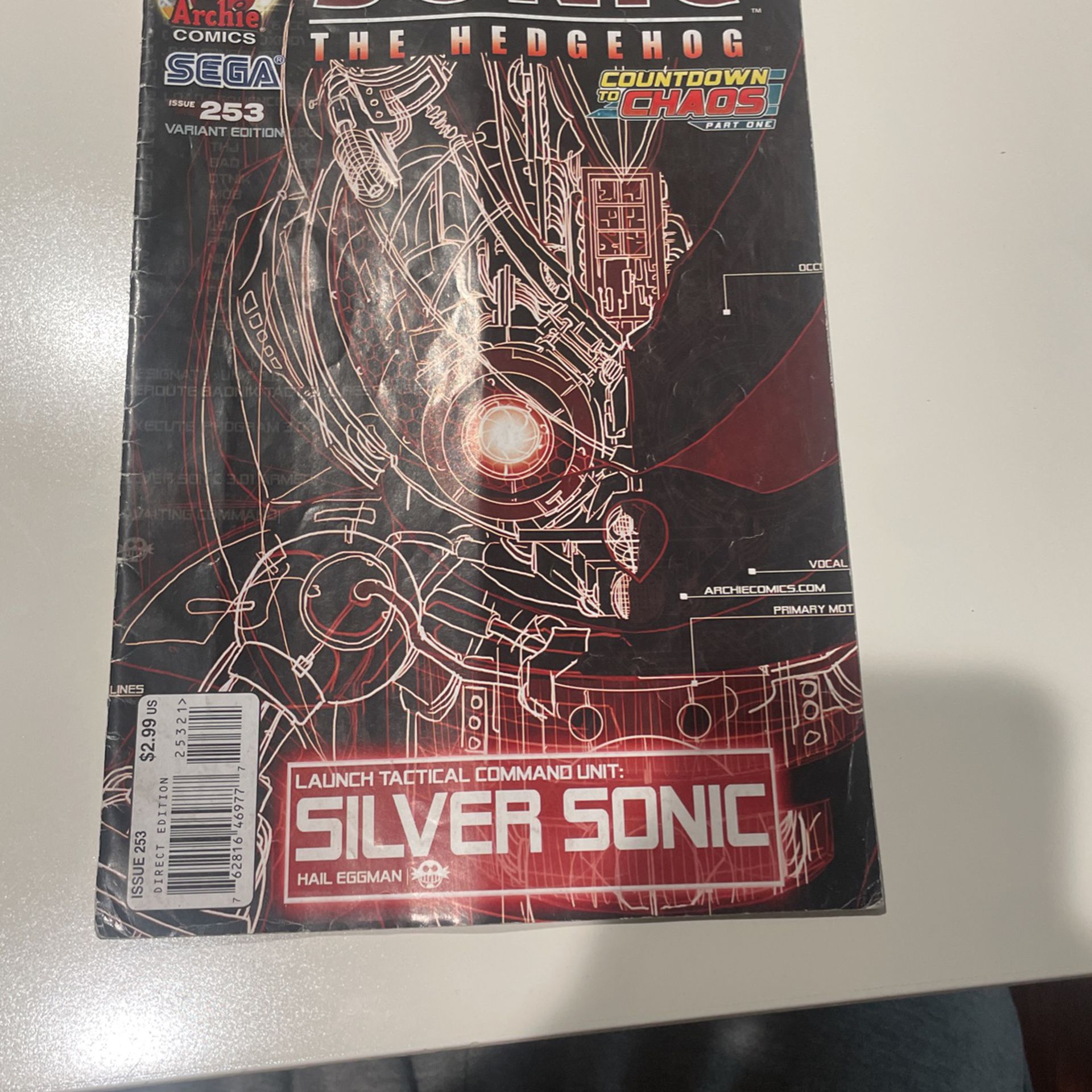 Sonic The Hedgehog Countdown To Chaos Part One Variant Edition