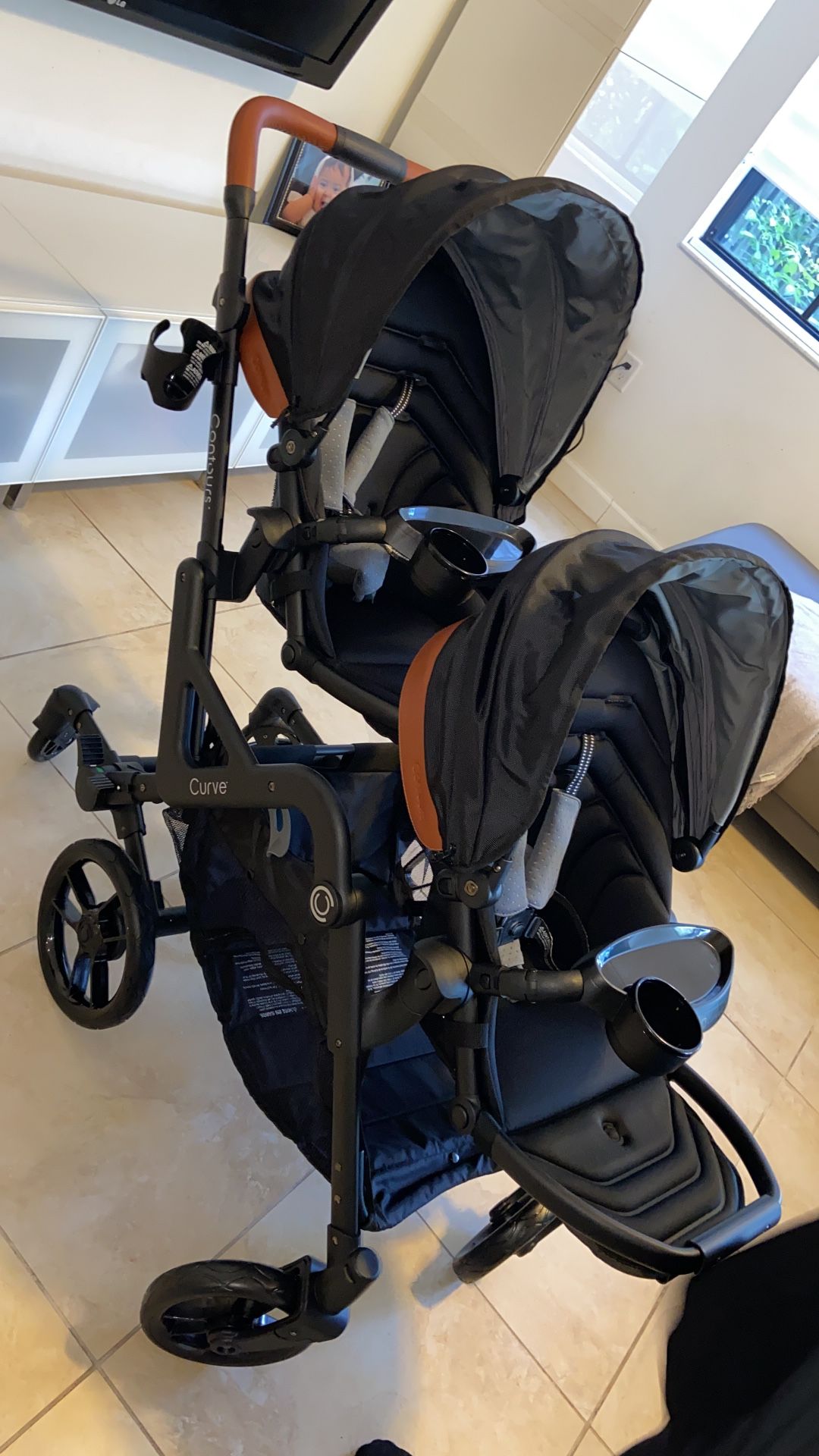 Double Stroller Contour With accessories