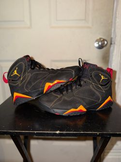Men’s Air Jordan 7 Citrus Black / yellow / red shoes size men’s 9 CU9307-081