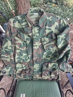 Vintage 1969 Vietnam camouflage jacket