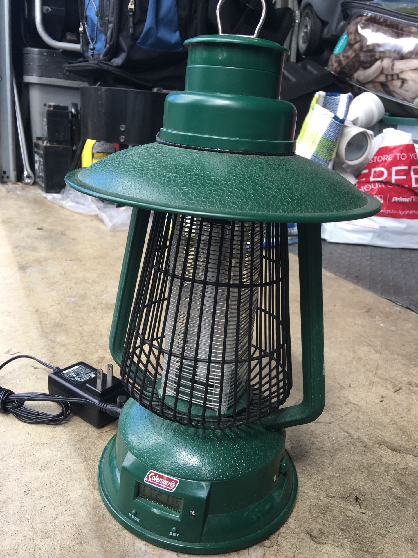Coleman Portable Bug Zapper Cordless & Rechargeable Remote AC Clock