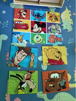 Disney Character Jigsaw Puzzle Set