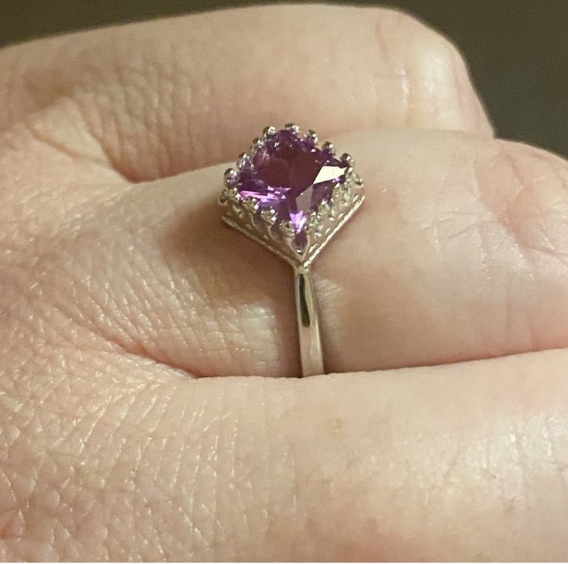 Alexandrite Ring 925 Sz 6 Or 8