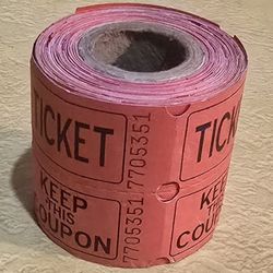 150ct. Roll Of Raffle Tickets