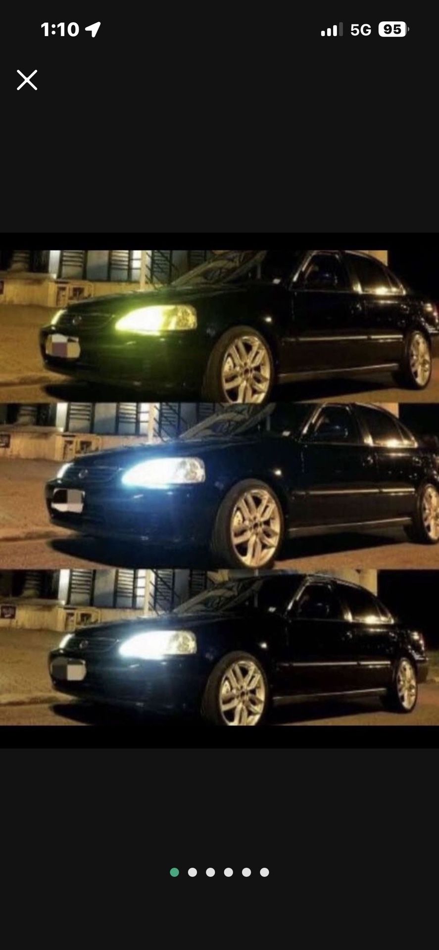 LED Headlight Or Fog Upgrade Super Bright Hyper White ,Luces Blanco Azul H3 H1 Hb4 9005 H11,5k,6k