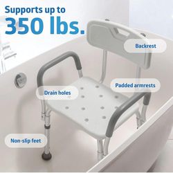 Brand New Shower Chair For Inside Shower 350lbs | Seniors, Elderly| Heavy Duty