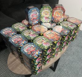Pokemon Trading Card Game Ascended Heroes Tin UNRELEASED (Feraligator, Meganium, Emboar) BULK