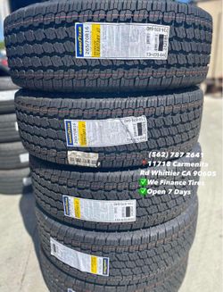 265/70R16 Goodyear Wrangler Territory All Terrain Set of Tires Installed and Balanced Set de Llantas Nuevas Instaladas y Balanceadas