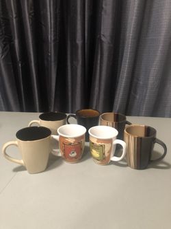 COFFEE MUGS (Different designs) CAFE STYLE