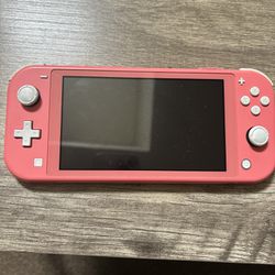 Pink Nintendo switch