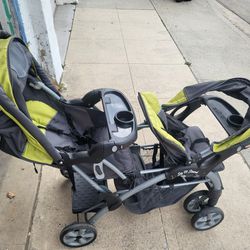 Baby jogger, double stroller.