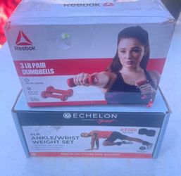 Echelon Ankle and Wrist Weights, 8lb Set with 30 Day Free