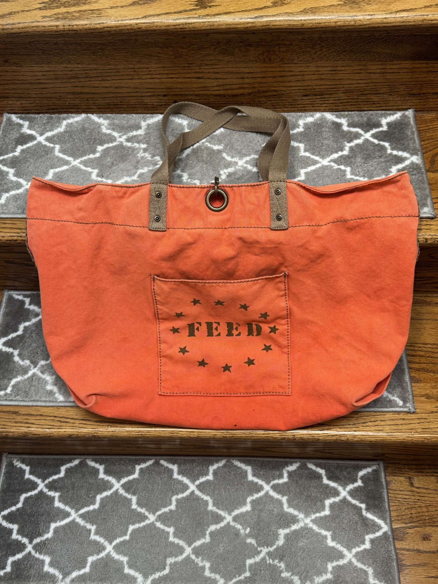 Large Feed Brand beach Bag