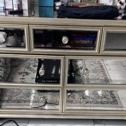 Wood And Glass Dresser, Z Gallery