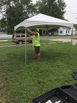 10x10 anchor Tent with Night walls been used twice $800
