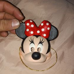 Steiff Disney Minnie Mouse Mask. 1992 Walt Disney Convention Autograph 