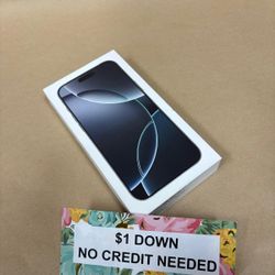 Apple IPhone 16 Pro Max 5G - Only $1 Today Pay The Rest Later! 