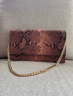 Snake skin purse