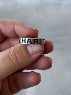 Harley Davidson sterling silver ring. Size 12