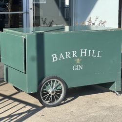 Barr Hill Gin  Mobile Bar Cart