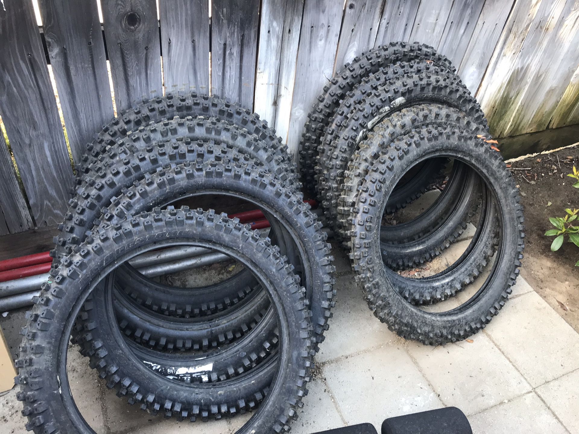 Dirt bike tires 20”