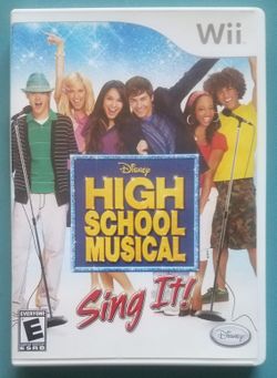 Nintendo Wii Game Disney High School Musical Sing It Video Games Family Karaoke Gaming