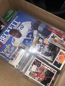 Box Filled Of Sports Cards
