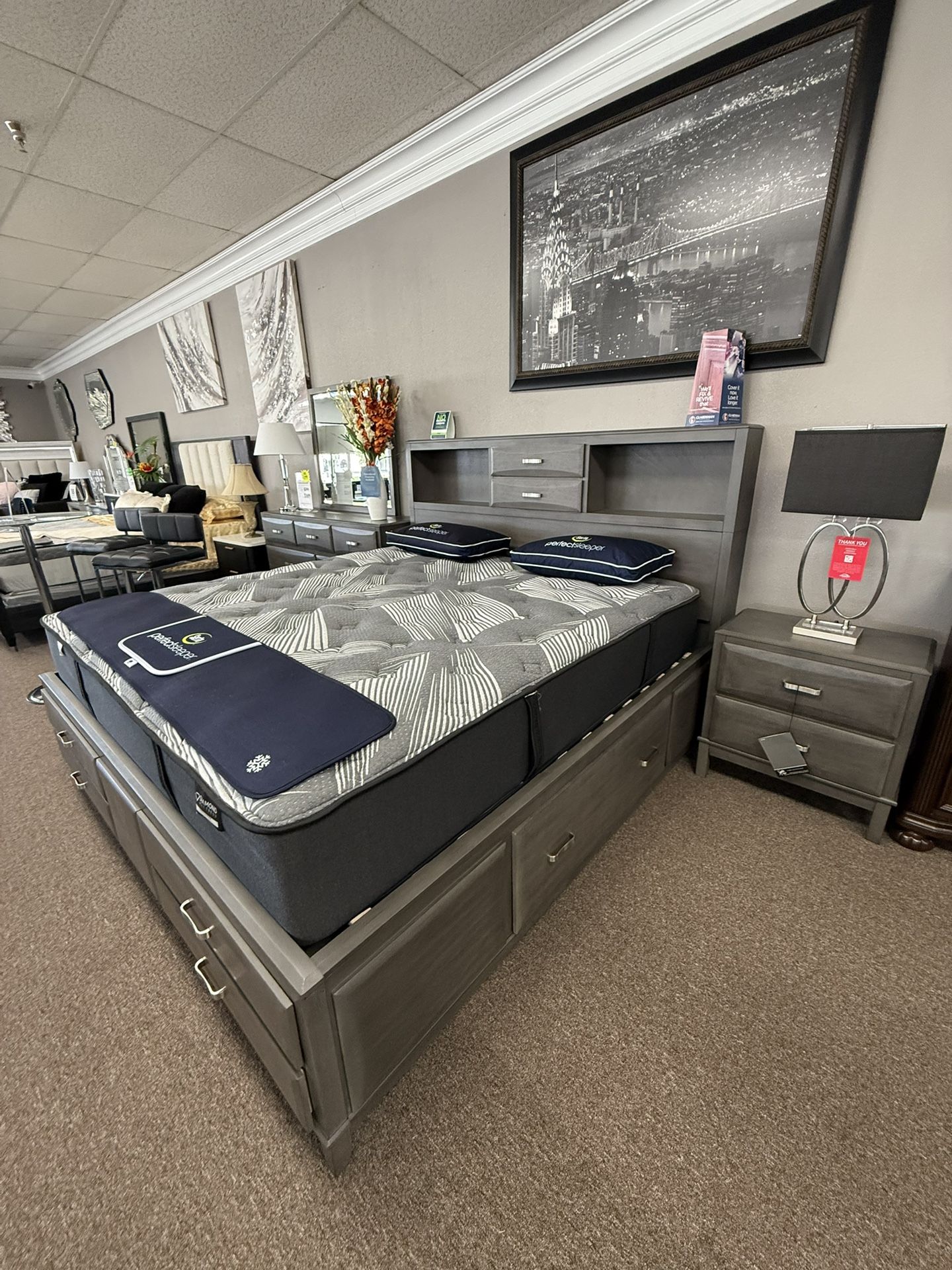 4 Pc King Bedroom Set