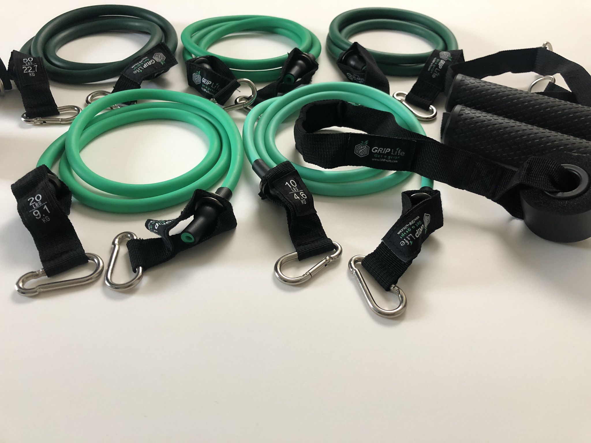 NEW Home Cables Resistance Bands Set (stackable 150lbs & hypoallergenic)