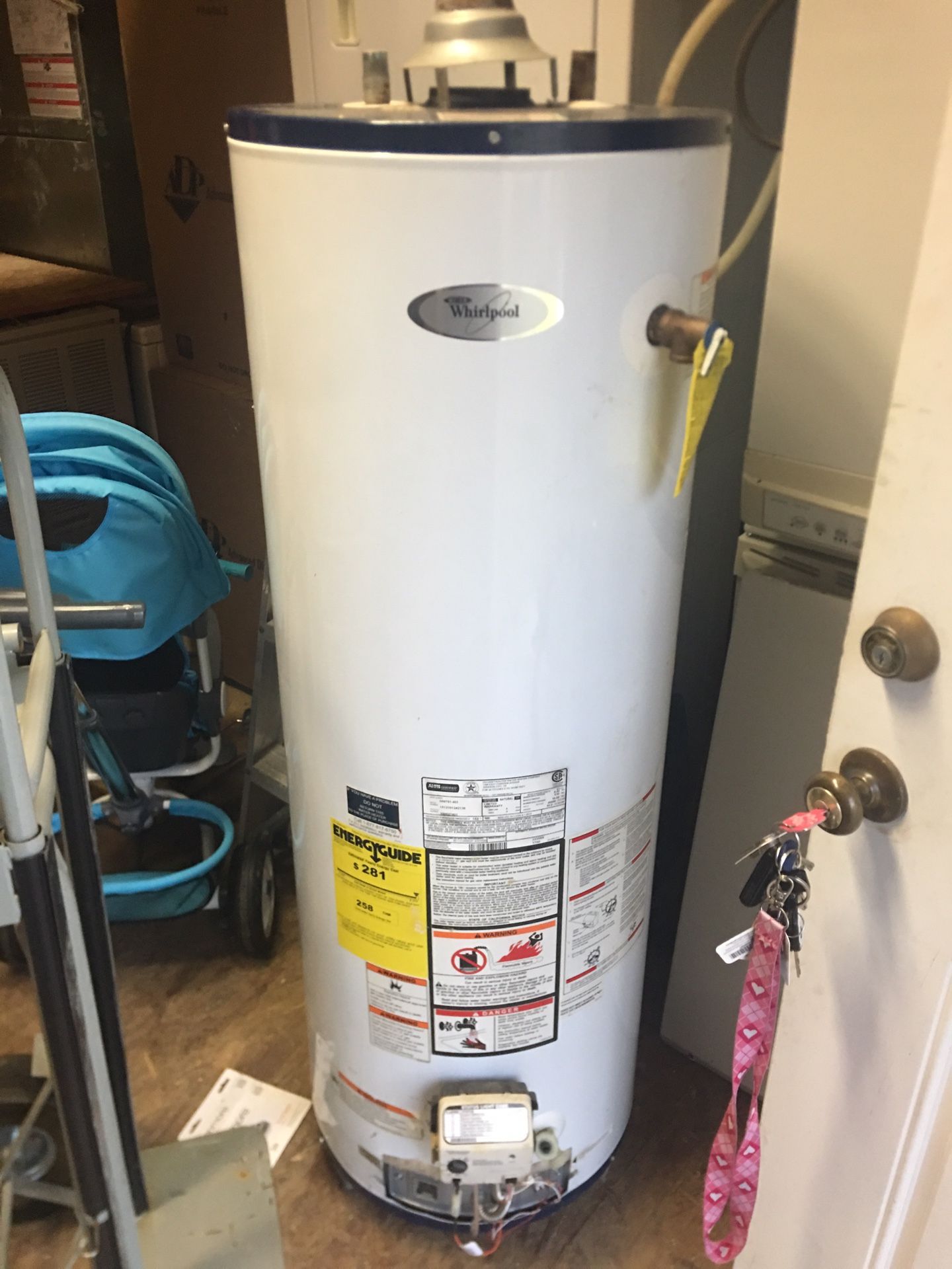 40 gal gas water heater