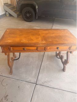 Vintage wooden desk
