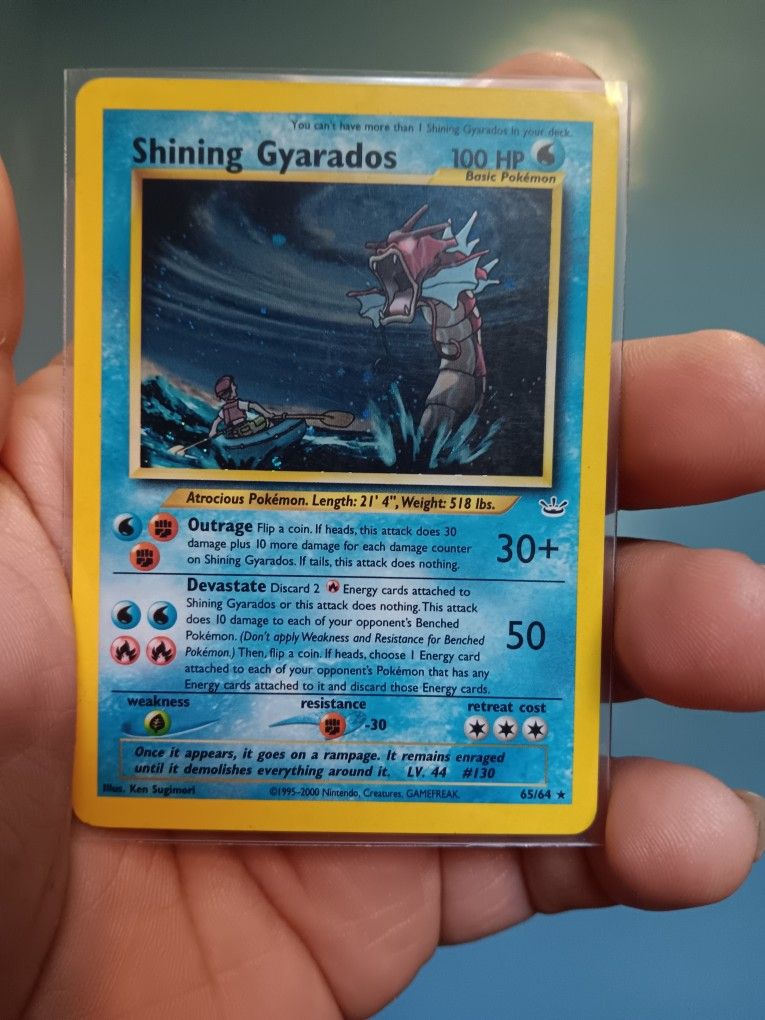 Pokemon Vintage Shining Gyrados Lp