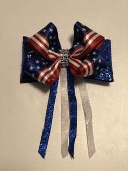 4th of July Hair bows