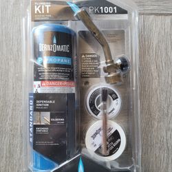 Bernzomatic Pk1001 Pencil Flametorch Plumbers Kit 5 Pc