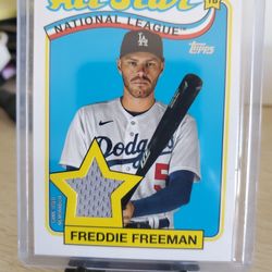 Dodgers Freddie Freeman Jersey Card
