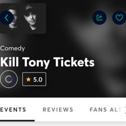 Kill Tony Tickets!