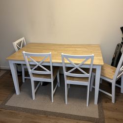 Dining Table with 4 Chairs 