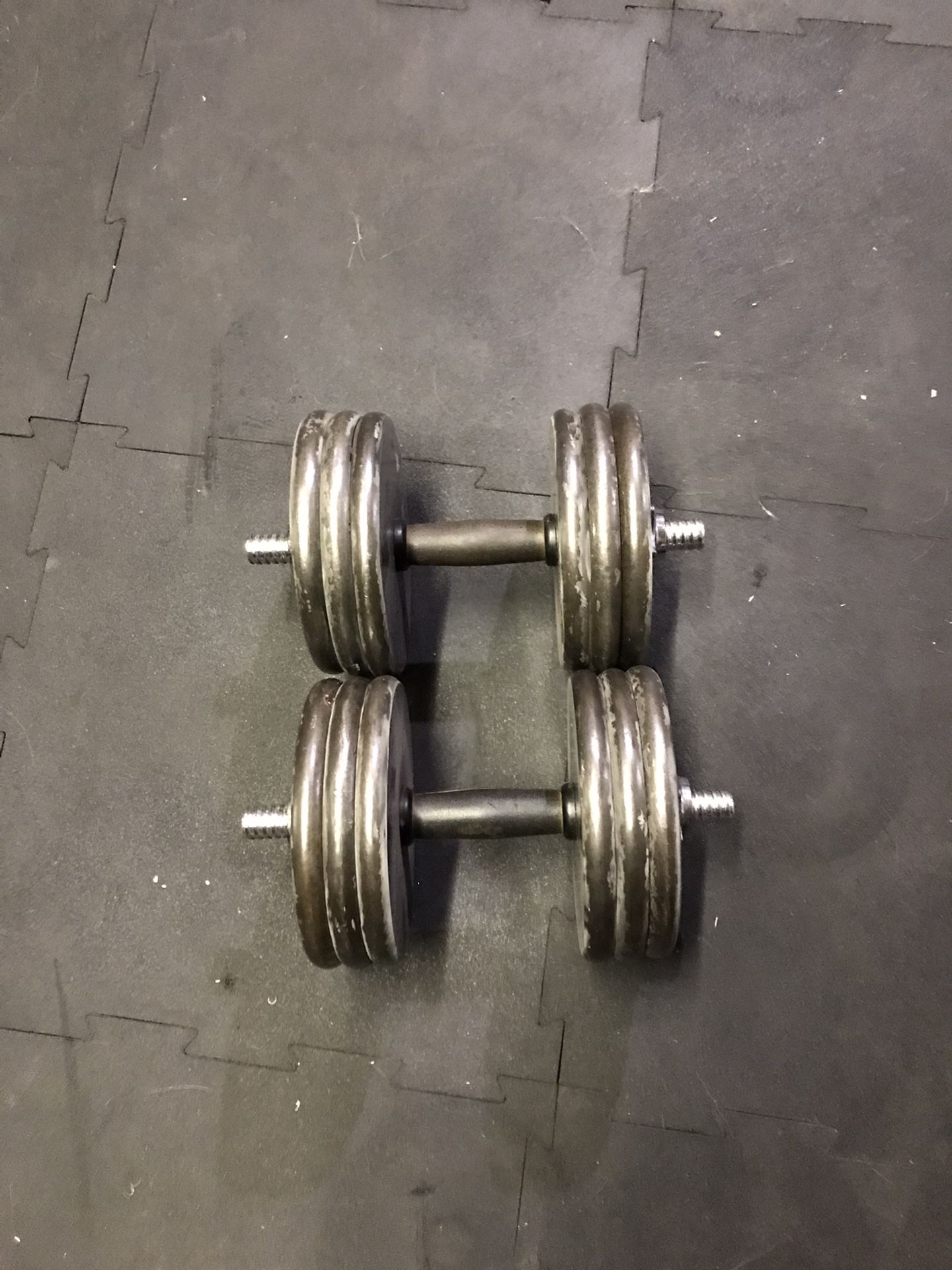 Dumbbell set 120lb total