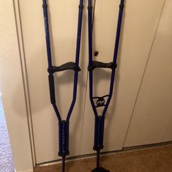 Dynamo Crutches Med/Lrg Sports Swing Crutches
