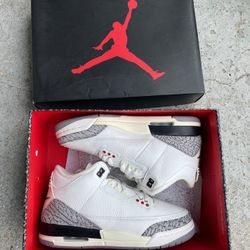 Air Jordan 3 White Cement 