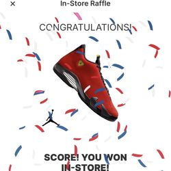 Jordan 14 Red Ferrari 