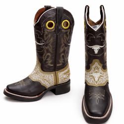 Women’s Western Boots Crazy Choco Brown – Sizes 6–14