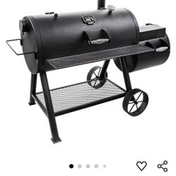 Oklahoma Joe Longhorn Smoker, Reverse Flow, BARELY USED.