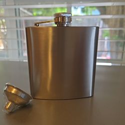 Stainless Steel Flask With Funnel