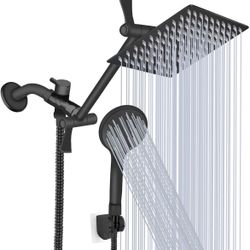 Shower Head 12” Rainfall  Matte Black 
